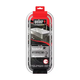 Weber Lekbakje Alluminium Pellet/summit 10 stuks - afbeelding 1