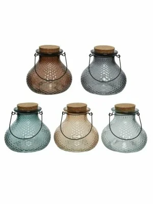 Wespenvanger Glas D14h13cm (diverse kleuren)