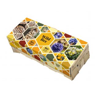 Doosje 'Wild Bee Hotel' - 60 bloembollen