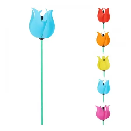Windmolen Tulp 45cm (keuze uit 5 kleuren)