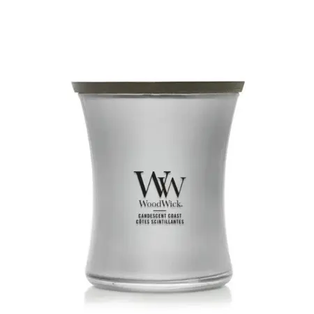 WoodWick Candescent Coast Medium Candle - Silver