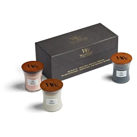 WoodWick Deluxe Giftset 3 Mini Candle Floral - afbeelding 1
