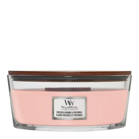 WoodWick Ellipse Geurkaars – Pressed Blooms & Patchouli