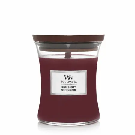 WoodWick kaars Black Cherry Medium