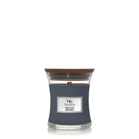 WoodWick kaars Indigo Suede Mini