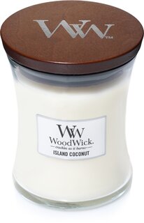 WoodWick kaars Island Coconut Medium