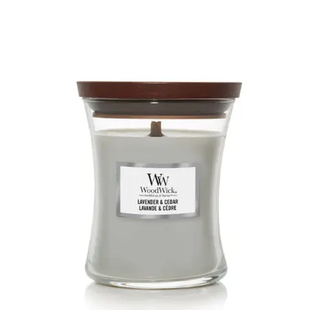 WoodWick kaars Lavender & Cedar Medium