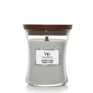 WoodWick kaars Lavender & Cedar Medium