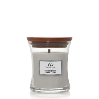Woodwick kaars Lavender & Cedar Mini