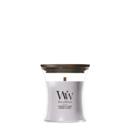 Woodwick kaars Lavender & Cedar Mini