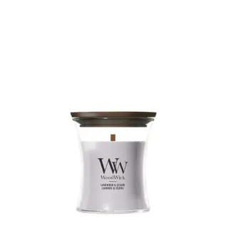 Woodwick kaars Lavender & Cedar Mini