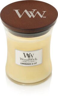 WoodWick kaars Lemongrass & Lily Mini