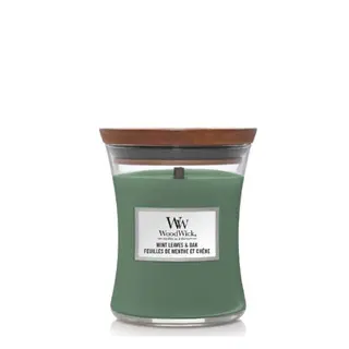 WoodWick Kaars Mint Leaves & Oak Mini