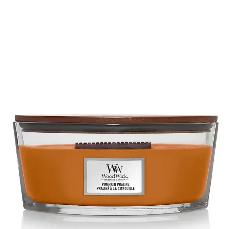 WoodWick kaars Pumpkin Praline Ellipse