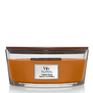 WoodWick kaars Pumpkin Praline Ellipse