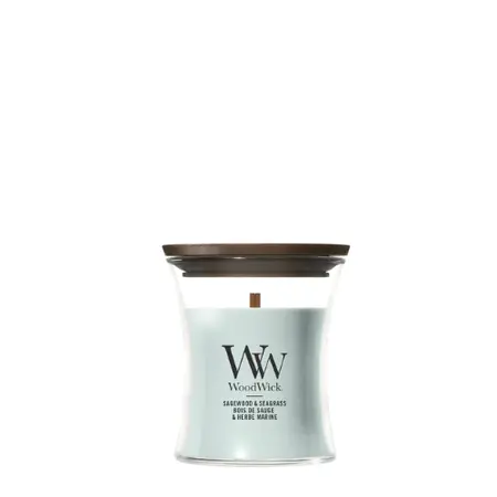 WoodWick Kaars Sagewood & Seagrass Mini