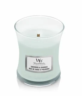 WoodWick Kaars Sagewood & Seagrass Mini - afbeelding 2