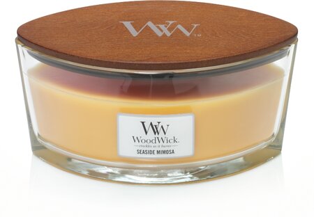 WoodWick kaars Seaside Mimosa Ellipse