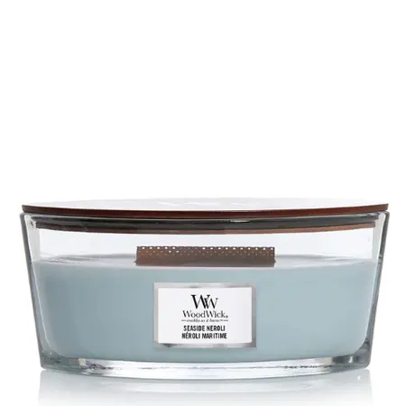 WoodWick kaars Seaside Neroli Ellipse