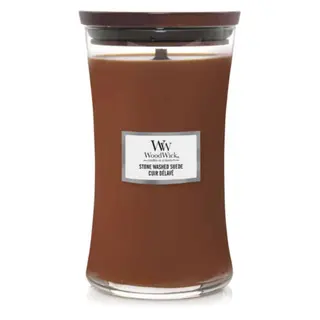 WoodWick kaars Stone Washed Suede Large