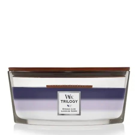 WoodWick kaars Trilogy Evening Luxe Ellipse