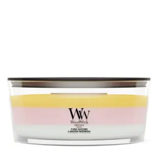 WoodWick kaars Trilogy Floral Blossoms Ellipse