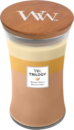 WoodWick kaars Trilogy Golden Treats Large