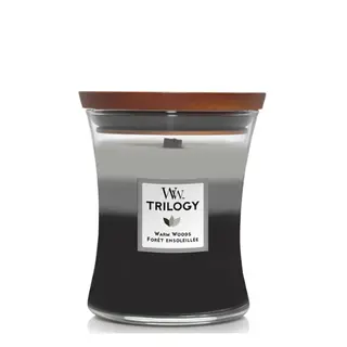 WoodWick Candle Trilogy Warm Woods Medium