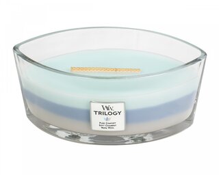 WoodWick kaars Trilogy Woven Comforts Ellipse