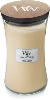 WoodWick kaars Vanilla Bean Large