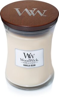 WoodWick kaars Vanilla Bean Medium