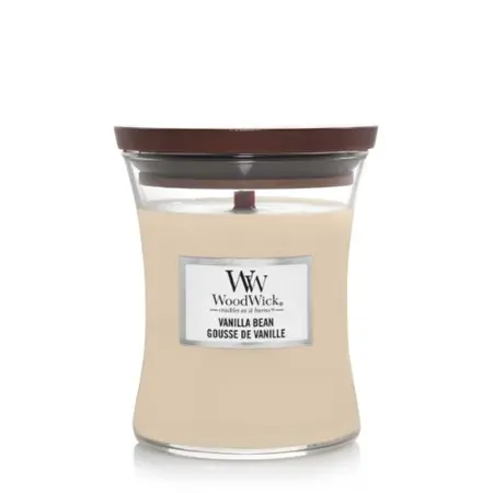 WoodWick kaars Vanilla Bean Medium