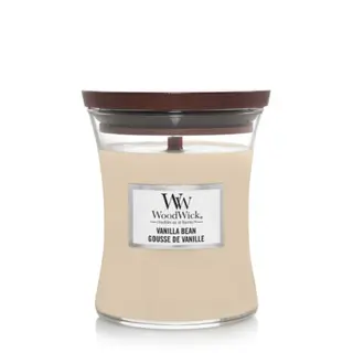 WoodWick kaars Vanilla Bean Medium