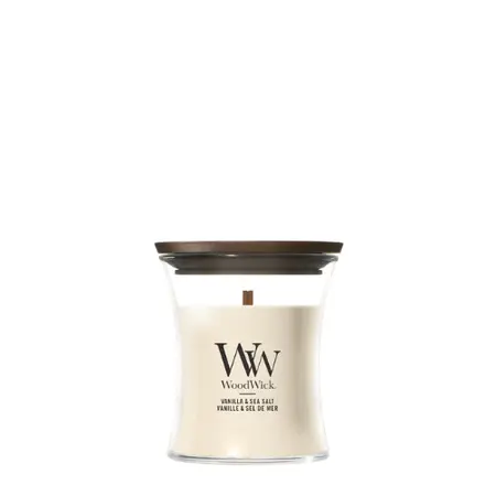 WoodWick kaars Vanilla & Sea Salt Mini