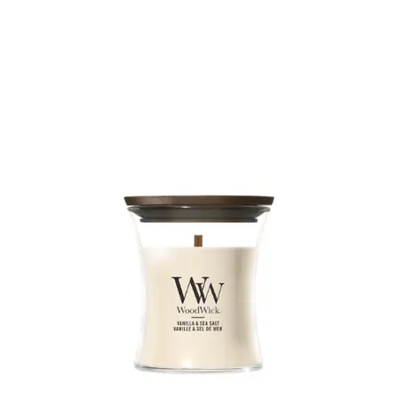 WoodWick kaars Vanilla & Sea Salt Mini