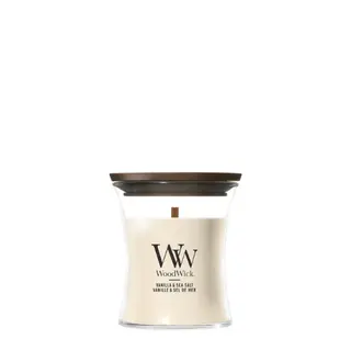 WoodWick kaars Vanilla & Sea Salt Mini