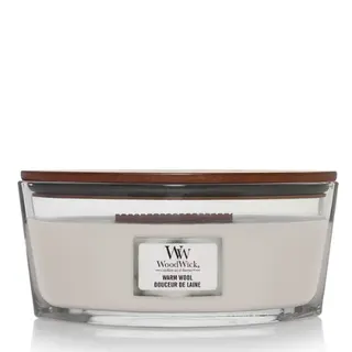 Woodwick kaars Warm Wool Ellipse