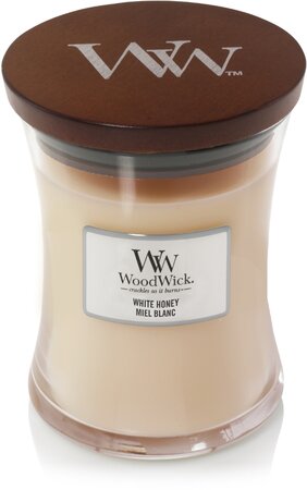 WoodWick kaars White Honey Medium