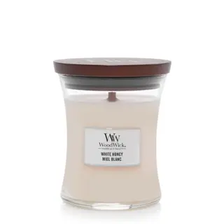 WoodWick kaars White Honey Medium
