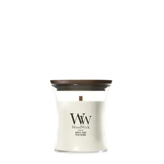 WoodWick kaars White Teak Mini