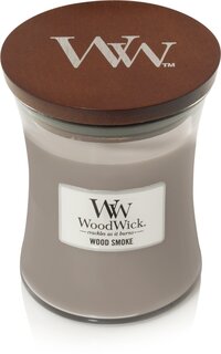 WoodWick kaars Wood Smoke Medium