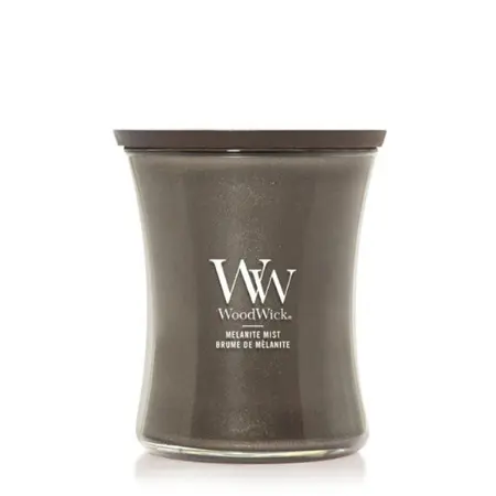 WoodWick Melanite Mist Medium Candle - Gunmetal
