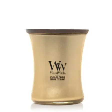 WoodWick Sparkling Pomelo Medium Candle - Champagne - afbeelding 1