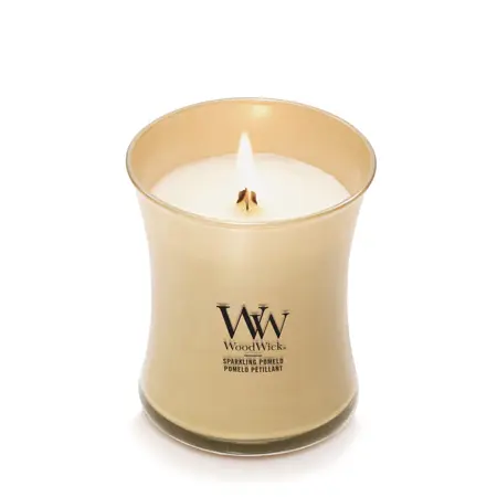 WoodWick Sparkling Pomelo Medium Candle - Champagne - afbeelding 2