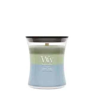 WoodWick Trilogy Verdant Woods Medium Candle - afbeelding 1