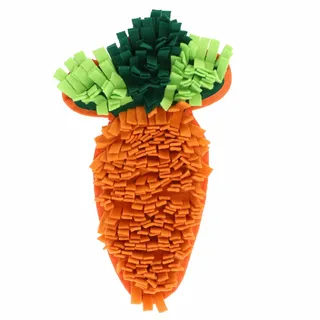 Adori Wortel Speelmat – Snuffelmat voor Konijnen & Knaagdieren – 35x22 cm – Oranje/Groen