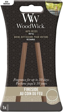 WoodWick Auto Reed Refill Fireside