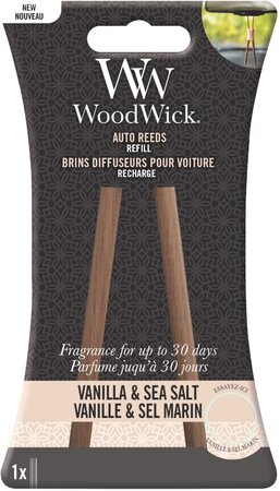 WoodWick Auto Reed Refill Vanilla & Sea Salt