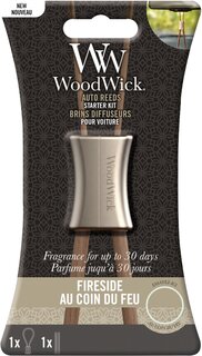 WoodWick Auto Reed Starter Kit Fireside