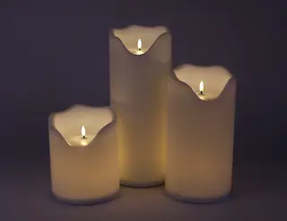 XXL Kaarsenset Led - set van 3 stuks - afbeelding 2
